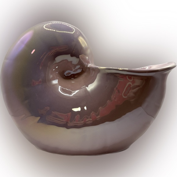 NWT Rae Dunn Calm Ceramic Shell with Luster Finish - Picture 9 of 9